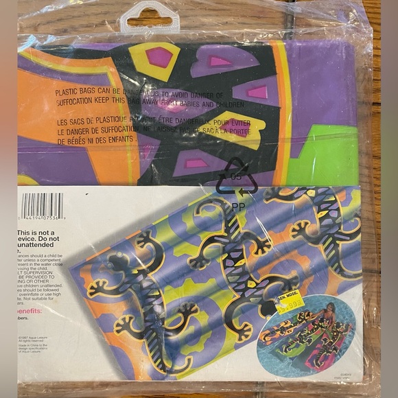 NWT AQUA LEISURE, Transparent Air Mat, BIG length 72 inches - Picture 4 of 5